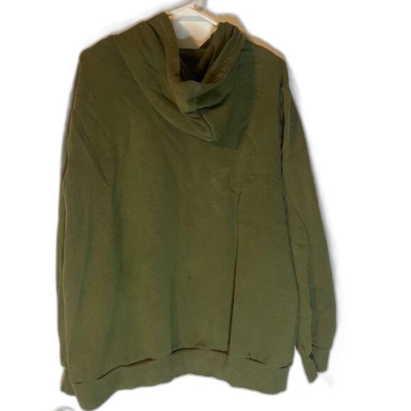 Reason Hoodie L Olive Green Naruto Shippuden Anime Cosplay Streetwear 2007 - Picture 5 of 6